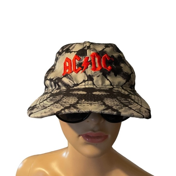 AC/DC Black grey tie dye hat - Picture 2 of 6